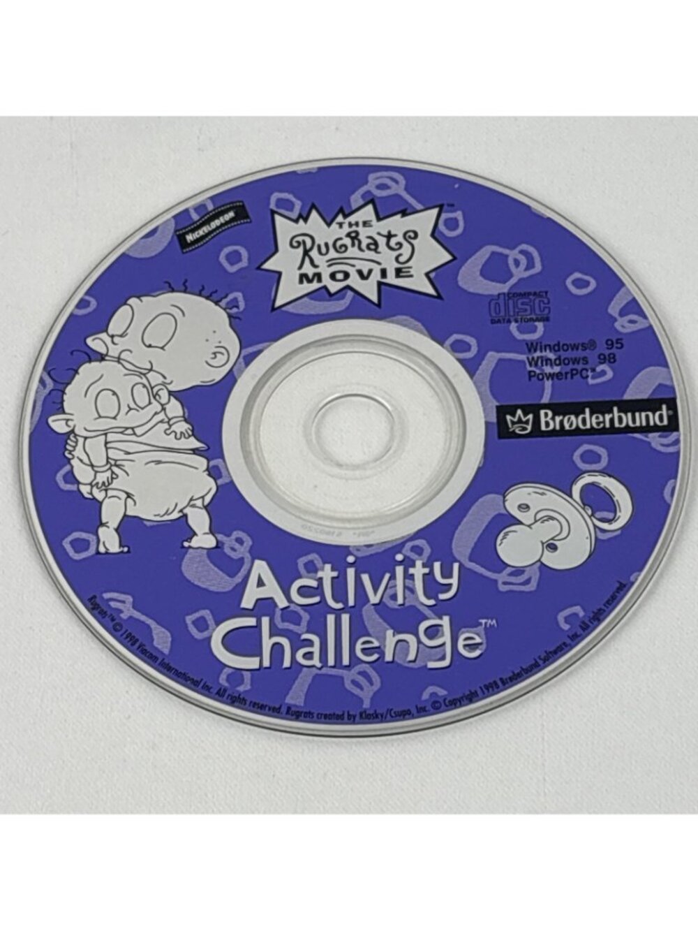 The Rugrats Movie Activity Challenge PC CD-ROM Computer Win/Mac 1998 Tested - Picture 6 of 9